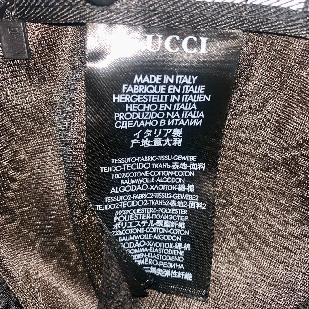 Gucci Tan Monogram Baseball Cap - image 6